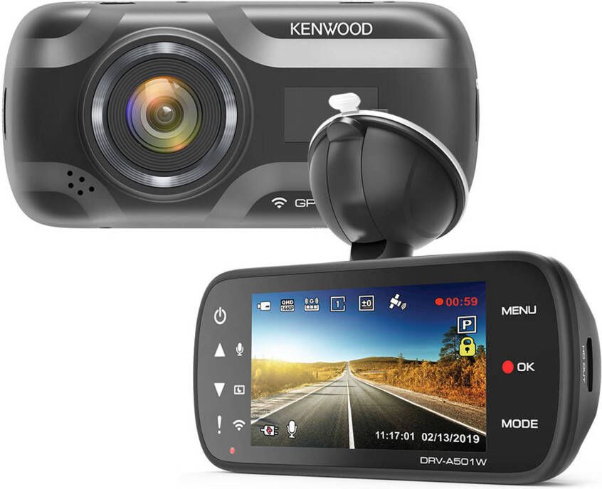Kenwood Drv a501w 16gb Wifi Gps Quad Hd Dashcam online kopen