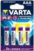 Varta Lr03 Professional Lithium 15v 4 X Aaa 6103301404 online kopen