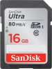 SANDISK Ultra SDHC /SDXC UHS-I-kaart 16 GB 80 MB/s online kopen