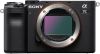 Sony Full frame digitale camera ILCE 7CB A7C 4k video, 7, 5 cm(3 inch)touchscreen, realtime af, 5 assige beeldstabilisatie, nfc, bluetooth, alleen behuizing online kopen
