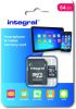 Merkloos Integral Microsdxc Geheugenkaart Voor Smartphones En Tablets, Klasse 10, 64 Gb online kopen