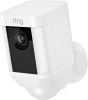 Ring Spotlight Cam Beveiligingscamera Met batterij Wit online kopen