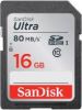 SANDISK Ultra SDHC /SDXC UHS-I-kaart 16 GB 80 MB/s online kopen