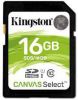 Kingston SDS/16GB SDHC Canvas Select 80R CL10 UHS-I online kopen
