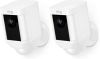 Ring SPOTLIGHT CAM BATTERY WHITE DUOPACK beveiligingscamera online kopen